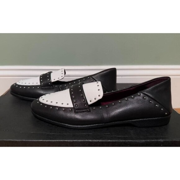 Women's Size 6 Aerosoles Women's Beatrix Loafer - Black Combo - Picture 1 of 6